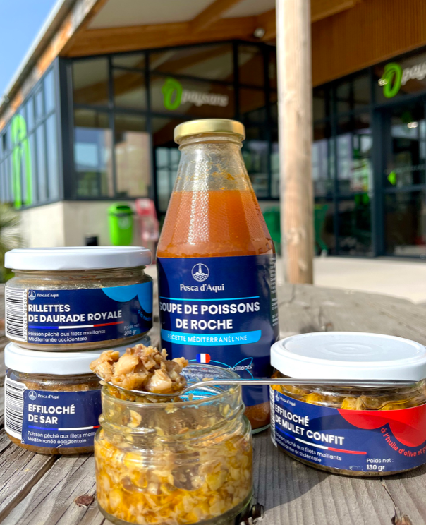 Rillettes et produits de la mer artisanaux